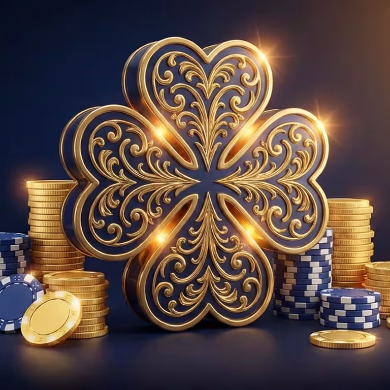 Golden trophy glowing in the elegant snowy interior of Atlantic Ace Casino’s Sportsbook section.